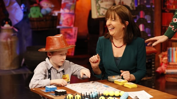 A great double act - Evelyn Cusack and Johnny O'Loughlin on 2015's Late Late Toy Show