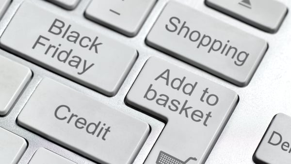 Bank of Ireland said its customers spent 54% more online during Black Friday last year