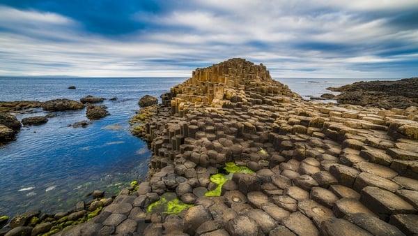 The Giant's Causeway in Co Antrim, one of the locations associated with Fionn mac Cumhaill and the Fianna