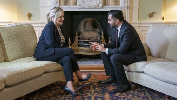 Michelle O'Neill met Humza Yousaf ahead of a British-Irish Council meeting in Dublin later this week