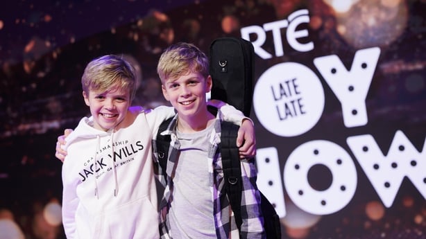 James Carville (12) and Paddy O'Sullivan (12) from Kells Co Meath